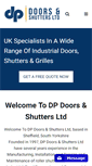 Mobile Screenshot of dpdoorsandshutters.co.uk